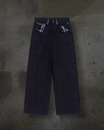 Ditch LA Jeans Japanese Selvedge Slub Double Knees (Indigo) 30% OFF