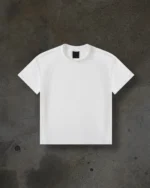 Ditch LA T-Shirts Cropped Blank Tee (White)
